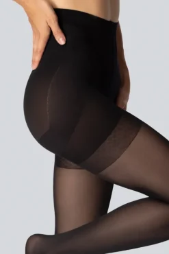 Damskie Polski Rajstopy MICRO PUSH-UP 50DEN NERO