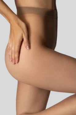 Damskie Polski Rajstopy NEBBIA 10DEN NATURALE