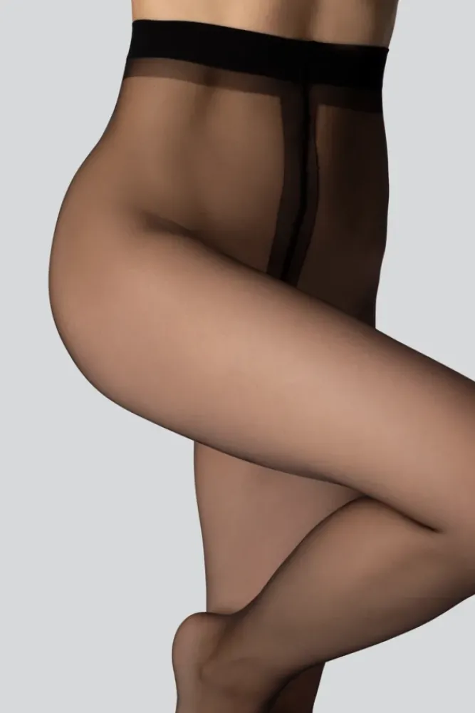 Damskie Polski Rajstopy NEBBIA 10DEN NERO