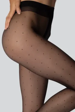 Damskie Polski Rajstopy OH MY DOT 20DEN NERO