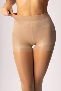 Damskie Polski Rajstopy PUSH-UP 15DEN BEIGE