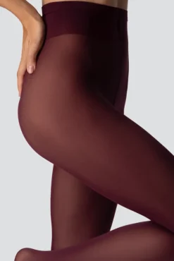 Damskie Polski Rajstopy TINA SOFT TOUCH 40DEN RED WINE