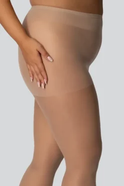 Damskie Polski Rajstopy VICTORIA REINFORCED 30DEN ALABASTER