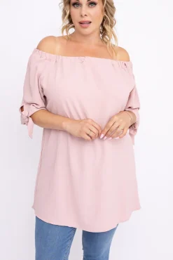 Damskie Polski Różowa Bluzka RONI