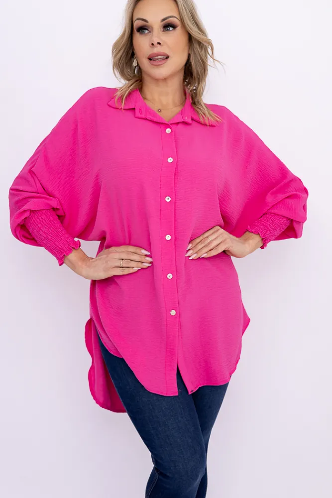 Damskie Włoski Różowa Koszula BELUNTI