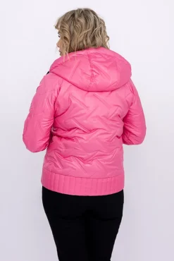 Damskie Polski Różowa Kurtka wiosenna VEDERI