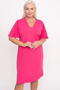 Polski Różowa Sukienka PALOMI