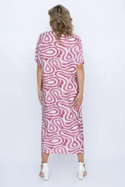 Polski Różowa Sukienka SETERTI