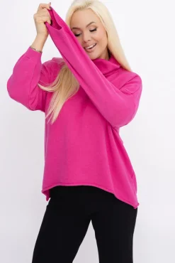 Damskie Włoski Sweter z golfem XENTI