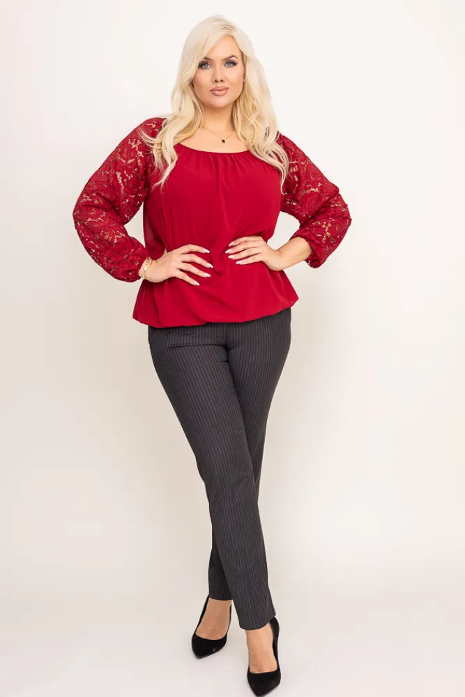 Damskie Polski Spodnie cygaretki WELMI Wzór 1