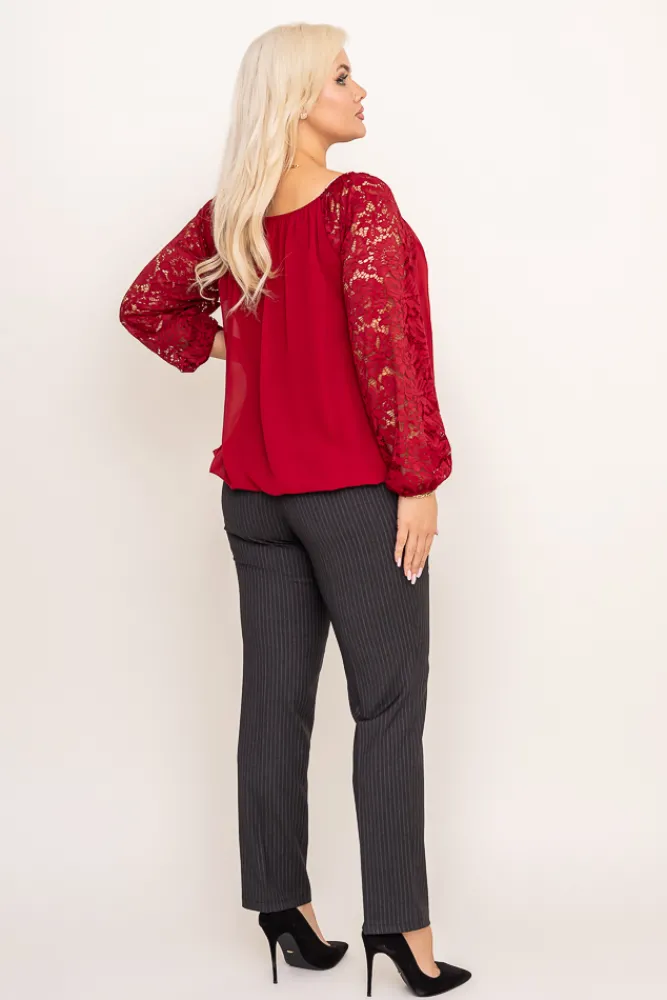 Damskie Polski Spodnie cygaretki WELMI Wzór 1