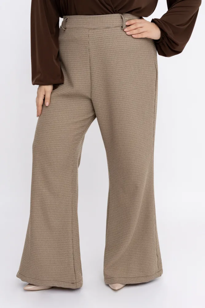 Damskie Włoski Spodnie w pepitkę RAGAZI