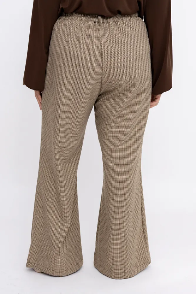 Damskie Włoski Spodnie w pepitkę RAGAZI