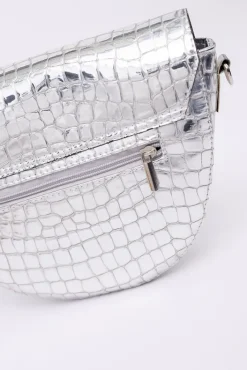 Damskie Srebrna Torebka CRONTI