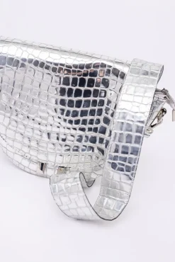 Damskie Srebrna Torebka CRONTI