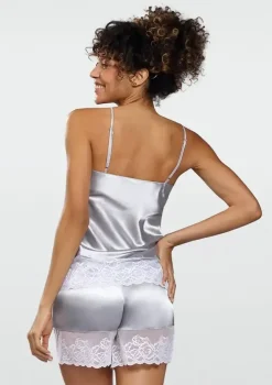 Polski Srebrny Komplet satynowy ISABELLA