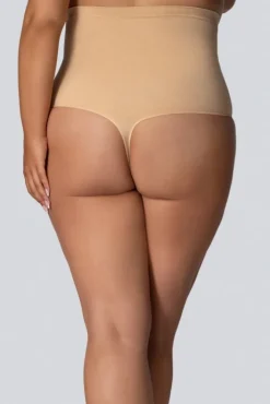 Polski Stringi wyszczuplające HIGH-WAISTED SMOOTHWEAR CHAMPAGNE PEARL