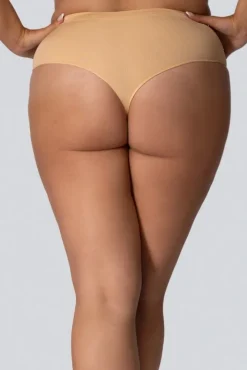 Polski Stringi wyszczuplające MID-WAISTED SMOOTHWEAR CHAMPAGNE PEARL