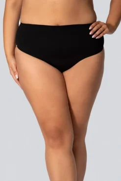 Polski Stringi wyszczuplające MID-WAISTED SMOOTHWEAR ONYX