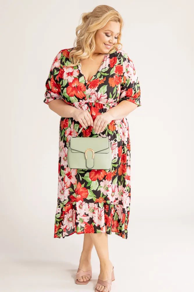 Polski Sukienka AMOROSA Wzór 5