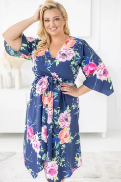 Polski Sukienka asymetryczna DARLIN Wzór 1