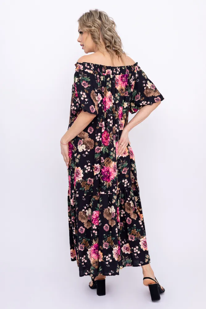 Włoski Sukienka BISKENO Wzór 3