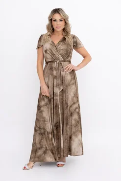 Polski Sukienka brokatowa JULIETTA Wzór 3