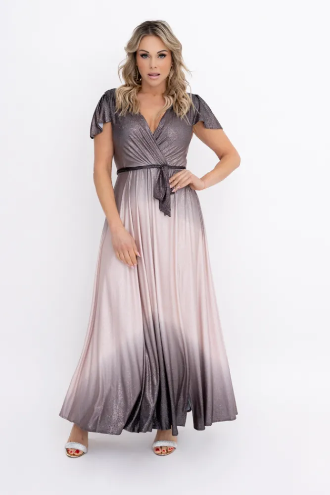 Polski Sukienka brokatowa JULIETTA Wzór 4