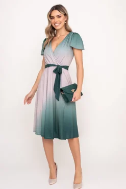 Polski Sukienka brokatowa VERVENO Wzór 5