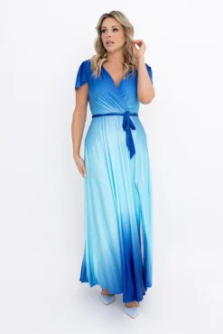 Polski Sukienka błyszcząca VAYANA Wzór 6