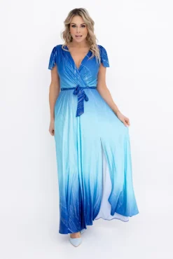 Polski Sukienka błyszcząca VAYANA Wzór 5