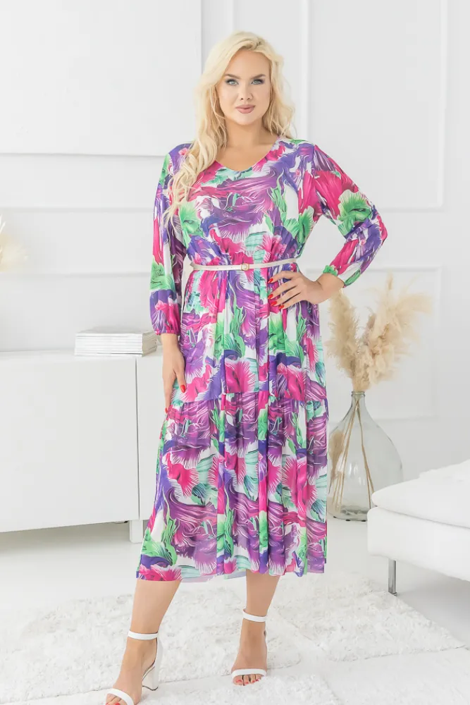 Polski Sukienka ETERNO wzór 4