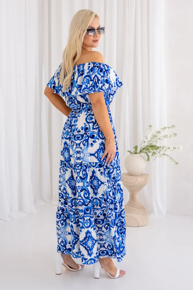 Włoski Sukienka hiszpanka DERMENA Wzór 14