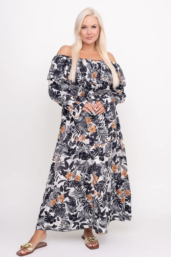 Włoski Sukienka hiszpanka SARMIN Wzór 5