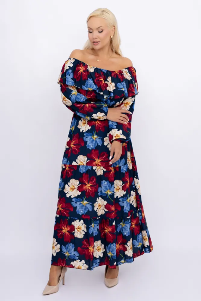 Włoski Sukienka hiszpanka VERTENI Wzór 12