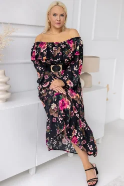 Włoski Sukienka hiszpanka VERTENI Wzór 2