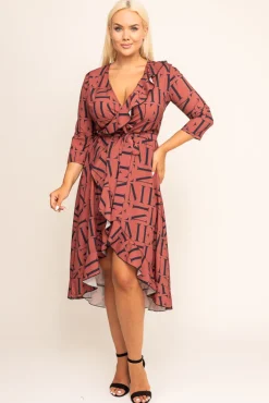 Polski Sukienka IGA Plus Size Wzór 12