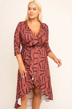 Polski Sukienka IGA Plus Size Wzór 12