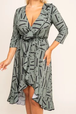 Polski Sukienka IGA Plus Size Wzór 13