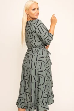 Polski Sukienka IGA Plus Size Wzór 13