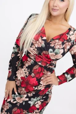 Włoski Sukienka kopertowa RAFAELA Wzór 13