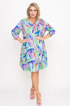 Polski Sukienka KORTIGO Wzór 10