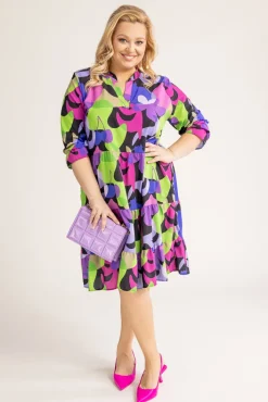 Polski Sukienka KORTIGO Wzór 5