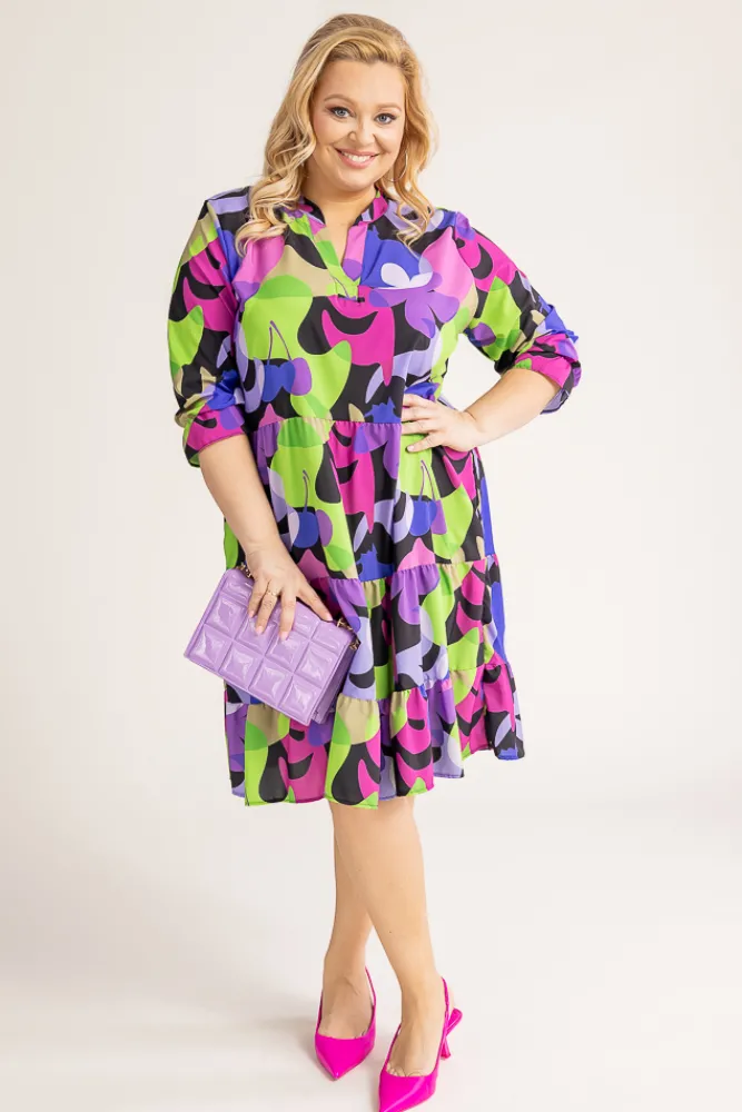 Polski Sukienka KORTIGO Wzór 5