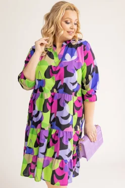 Polski Sukienka KORTIGO Wzór 5