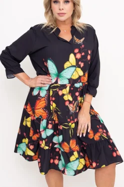 Polski Sukienka KORTIGO Wzór 14