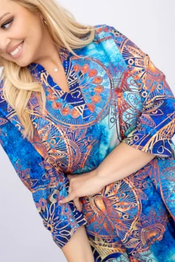 Polski Sukienka KORTIGO Wzór 13