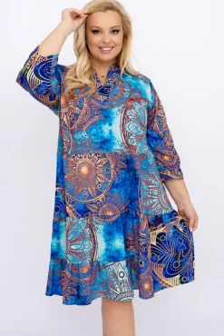 Polski Sukienka KORTIGO Wzór 13