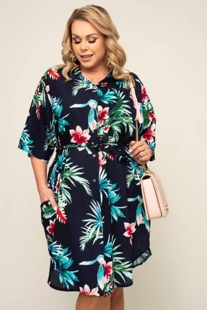 Polski Sukienka Koszulowa GARTIO Wzór 2