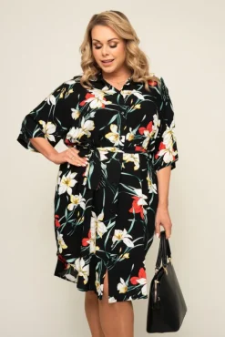 Polski Sukienka Koszulowa GARTIO Wzór 1